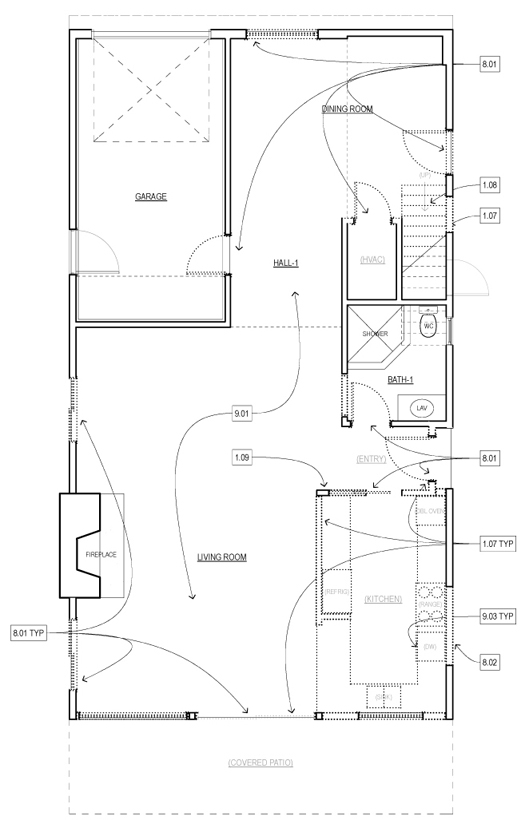 1st Floor and Kitchen Remodel, Malibu, CA 90265 - FormerPlan